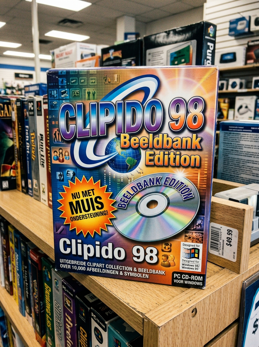 Clipido 98 in de doos