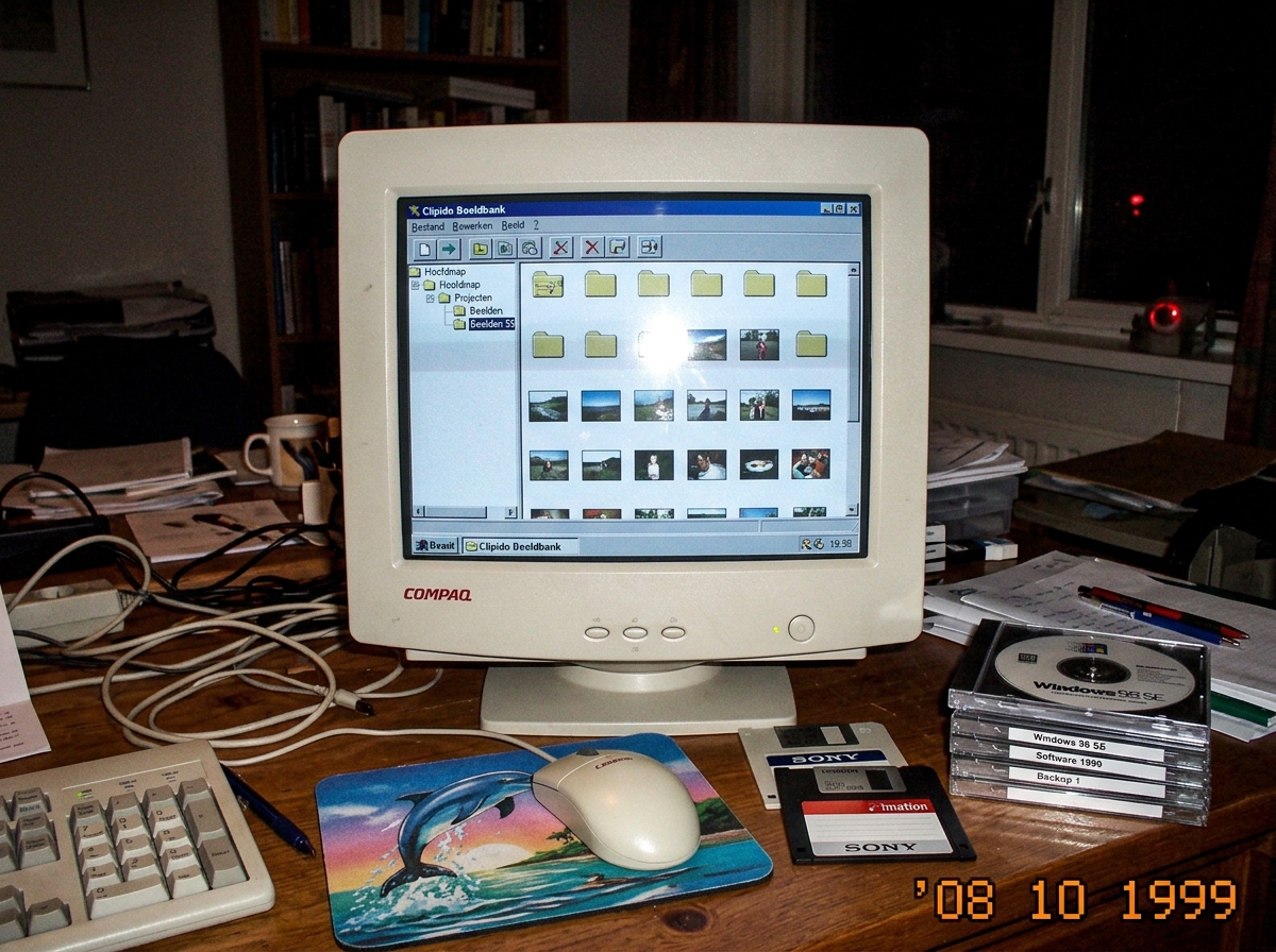 Clipido op een gloednieuwe Pentium II